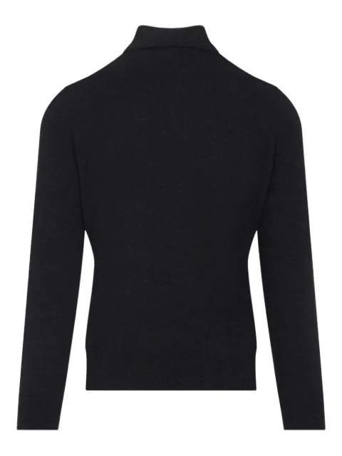 Brunello Cucinelli long-sleeve polo shirt Grey M2200295CJB82