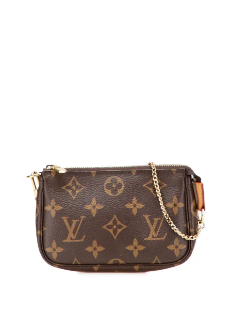 Louis Vuitton Pre-Owned 2022 Monogram Mini Pochette Accessoires handbag Brown SJFKM35WGGPLXSA1
