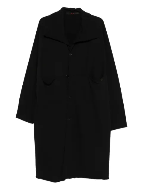 Ma+ single-breasted coat Black C522JCKM
