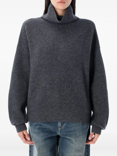 ISABEL MARANT high-neck ribbed knit Grey PU0231FAB1L07I