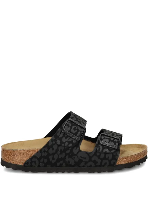 Birkenstock Arizona leopard-print sandals Black 1030563