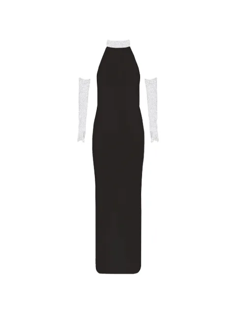 Vestiaire d'un Oiseau Libre halter-necklace dress Black ANIELADRESS