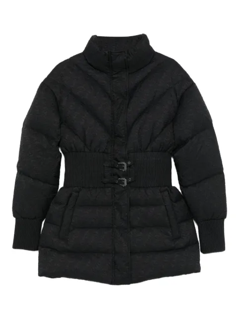 Versace Jeans Couture quilted belted jacket Black 79HAUD15CQ15D