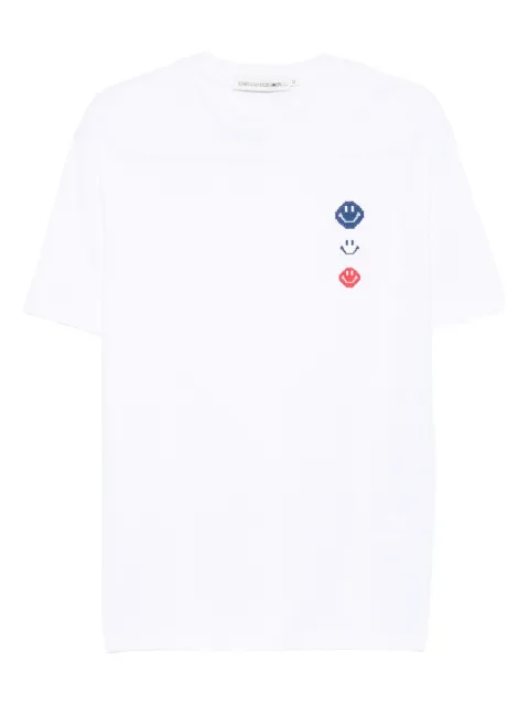 Joshua Sanders embroidered cotton T-shirt White JS35B1103