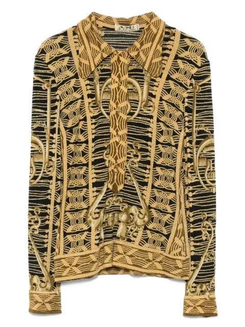 Hermès Pre-Owned cashmere turtleneck top Black HERMSVINTAGE