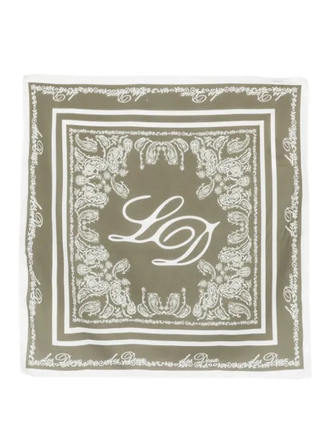 Les Deux paisley-print scarf Green 1000709