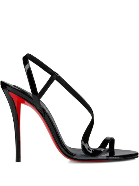 Christian Louboutin Rosa Z patent leather sandals Black 3250183B439