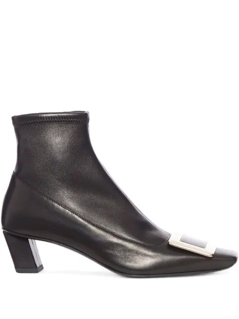 Roger Vivier 45mm buckle-detail ankle boots Black RVW00625610QG0