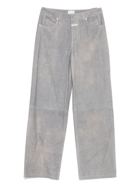 Closed straight-leg trousers Blue C211898BA22