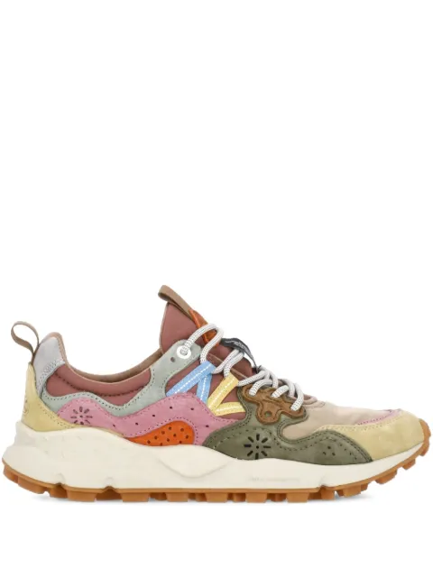 FLOWER MOUNTAIN Yamano 3 panelled sneakers Neutrals 201781701YAMANO31E93