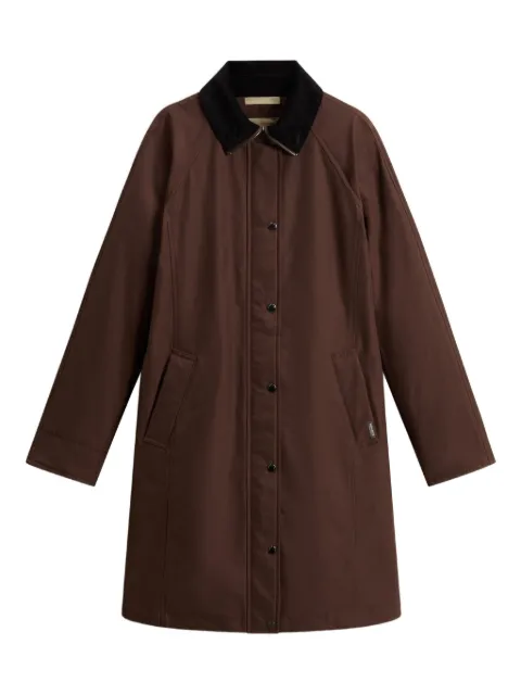 Woolrich single-breasted coat Brown CFWWOU2116FRUT0001