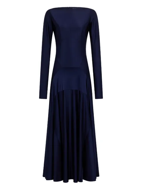 Rabanne boat-neck midi dress Blue 25HJRO200VI0267