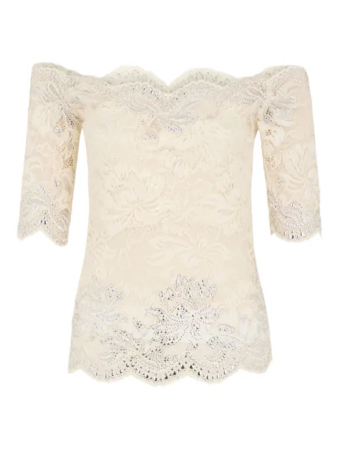 Rabanne off-shoulder embellished-detail top 25HJTO158PA0170