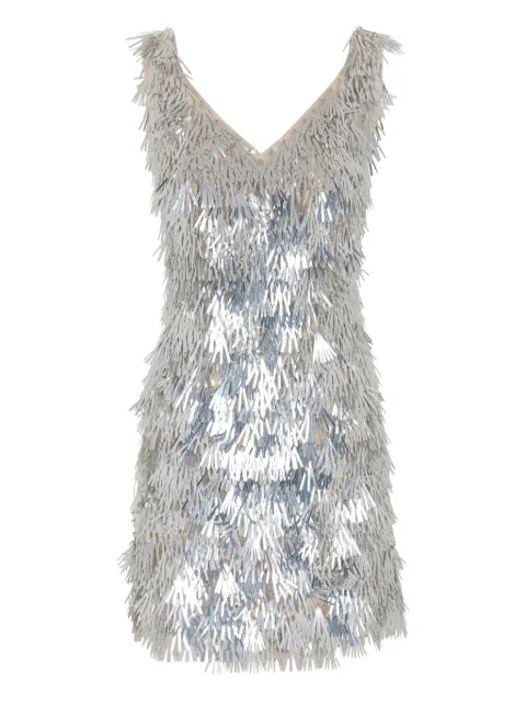 Rabanne sequin fringe mini dress 25HIRO177PU0027