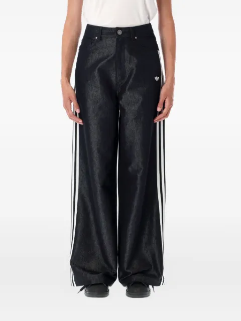 adidas 3-Stripes metallic jeans Black KE9799