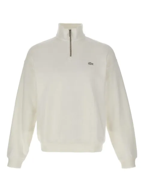 Lacoste half-zip embroidered sweatshirt White SH775970V