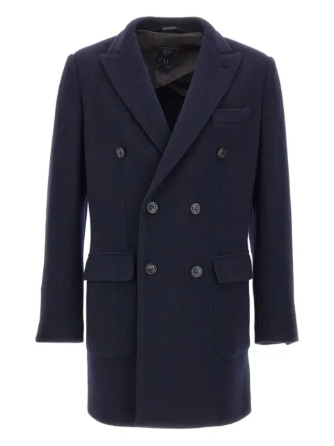 Fay wool-blend coat Blue NAM5151018JXLQ