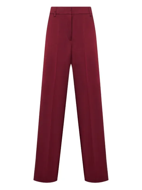 Blanca Vita pressed-crease trousers Red PLETTRO1334VINO