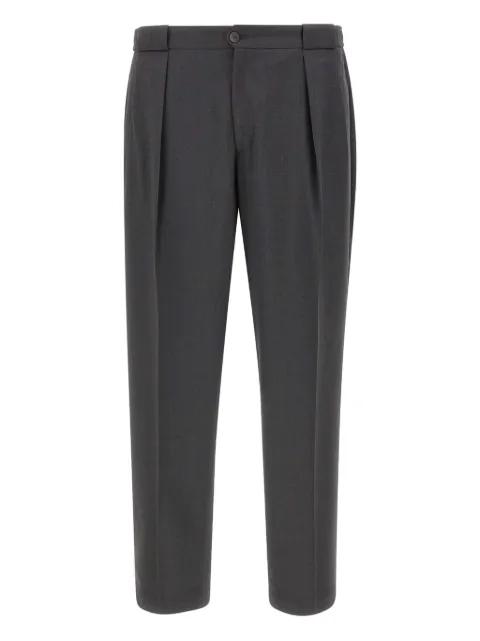 Briglia 1949 double-pleated wool trousers Grey PORTOBELLOS40010000080