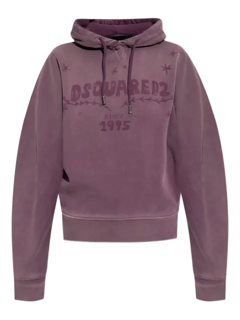 DSQUARED2 logo hooded knitwear Purple S75GU0598S25030