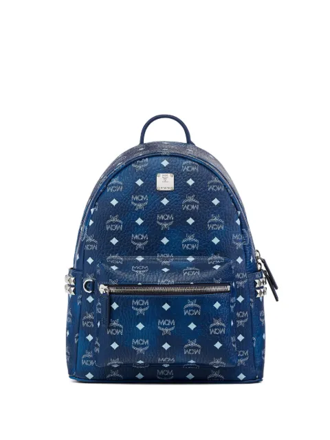 MCM Stark side-studs backpack Blue MMKFAVE101F