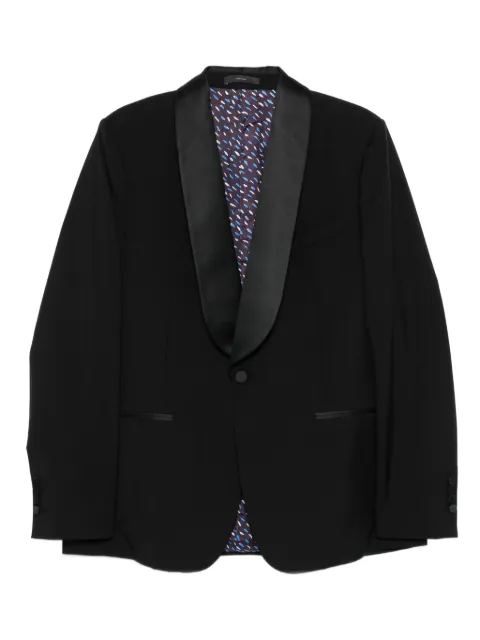 Paul Smith shawl-lapels wool-mohair blend dinner jacket Black M1R2329ET00002