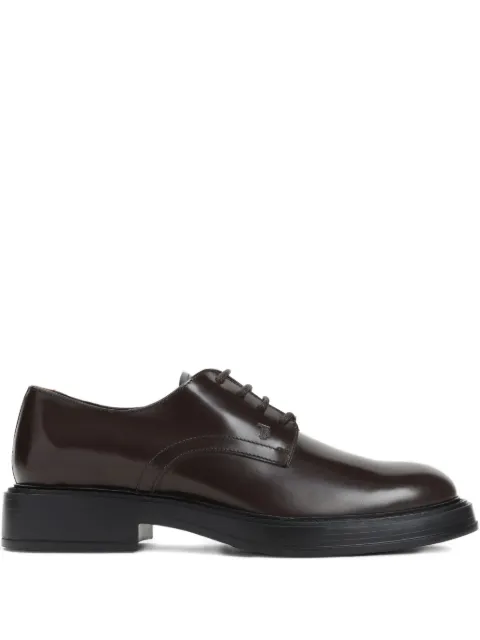 Tod's lace-up leather derby shoes Black XXM61K00C21LYG