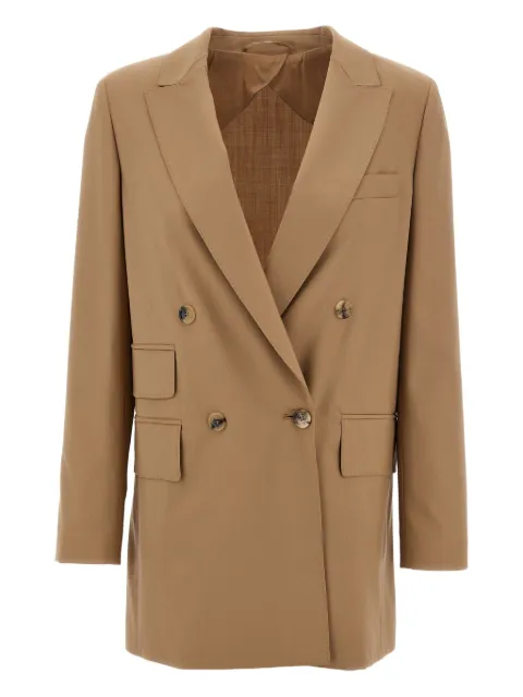 Max Mara double-breasted blazer Neutrals NEBBIE002