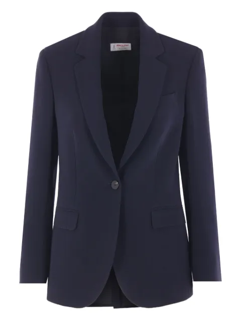 Alberto Biani single-breasted blazer Blue II872AC003081