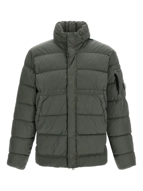 C.P. Company goose-feather padded quilted jacket Grey 19CMOW012A005904G921