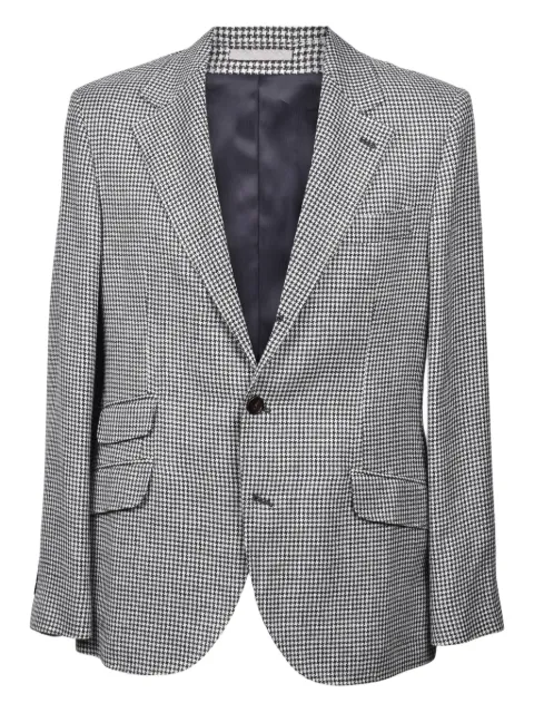 Brunello Cucinelli houndstooth suit Black MW440LDWHC271