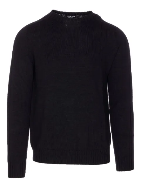 DONDUP crew neck wool sweater Black UT264M00856U002