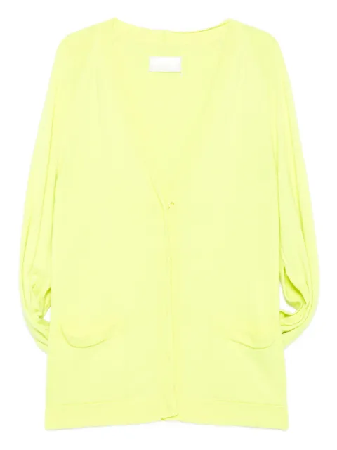 Maison Martin Margiela Pre-Owned 1990s patch-pocket cardigan Yellow MM600SD
