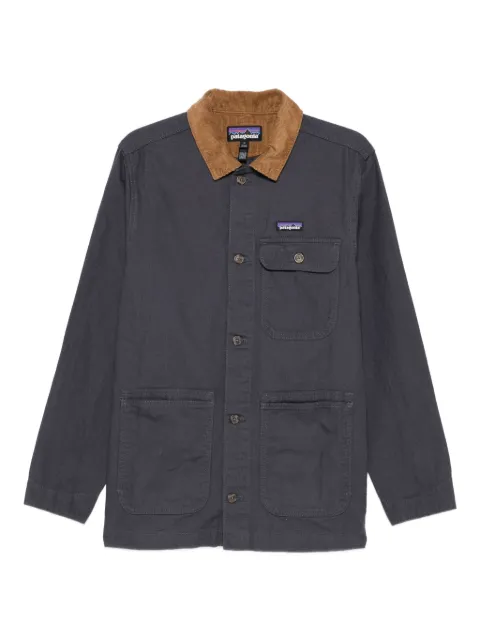 Patagonia Point Reyes corduroy-collar button-fastening jacket Grey 20250