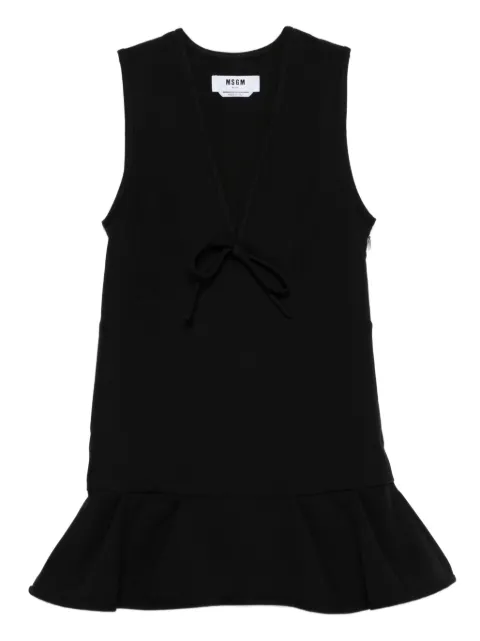 MSGM bow-embellished dress Black 3941MDA06257608