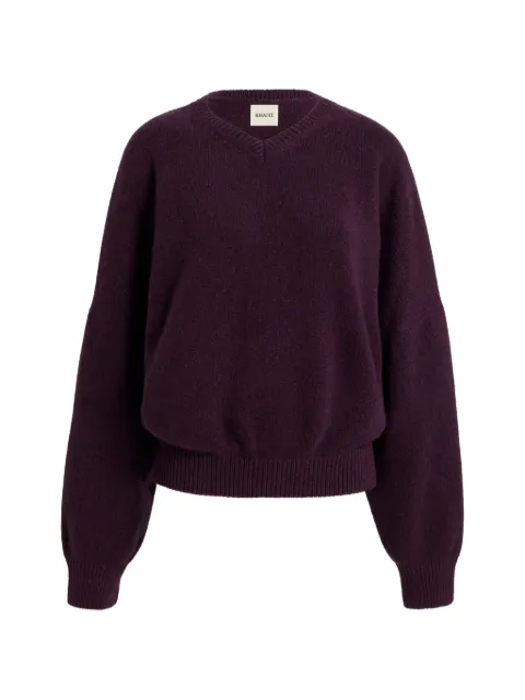 KHAITE Wolf cashmere sweater Red 8894650801