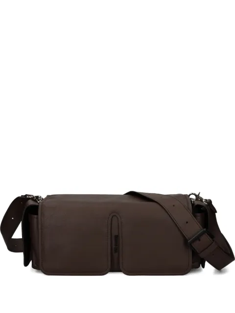 Vic Matie flap leather cross body bag Brown 1H0612T999C070