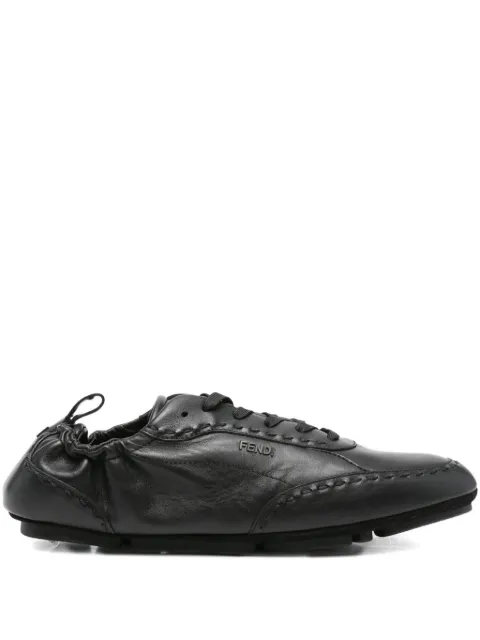 FENDI Fit lace-up sneakers Black 7E1799AE86