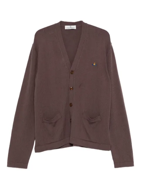 Vivienne Westwood V-neck cardigan Brown 27010014Y0021