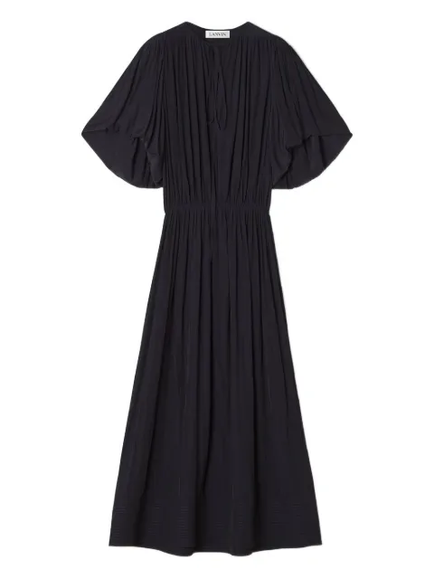Lanvin pleated maxi dress Black RWDR00504778
