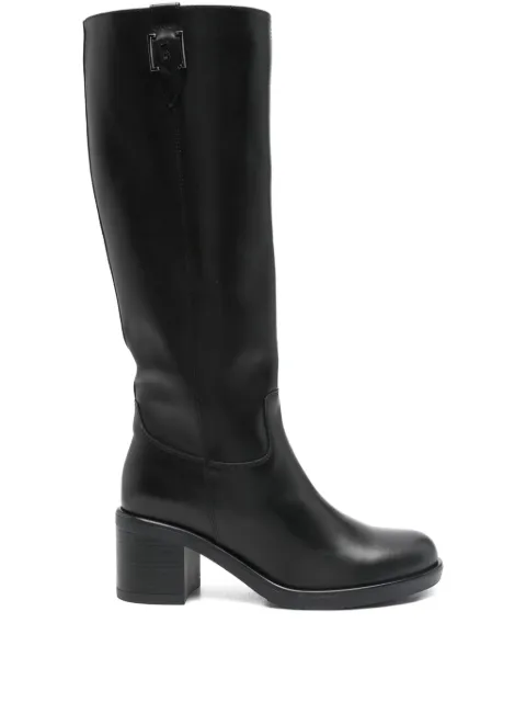 NERO GIARDINI 60mm buckle-detail block-heel boots Black I411790D