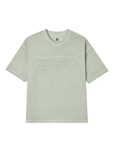 izzue embossed-logo T-shirt Green IZXTEM00194X