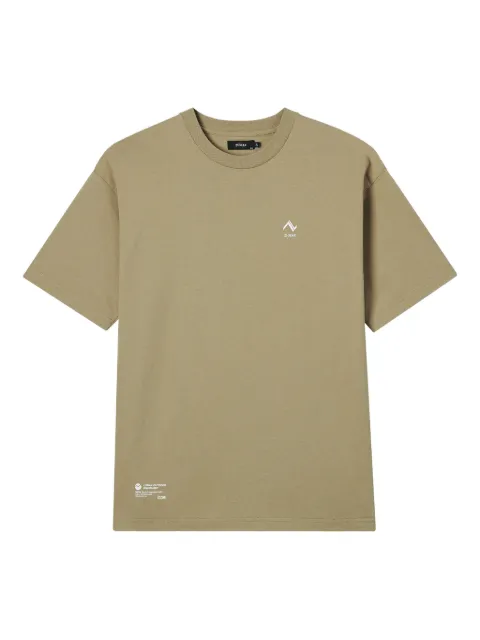 izzue logo-print T-shirt Green IZXTEM00339X