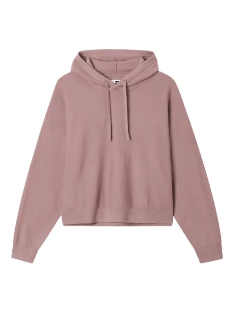 izzue drawstring hooded sweatshirt Pink IZXKNW00471X