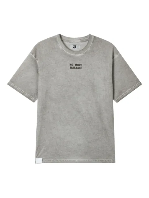 izzue acid-wash cotton T-shirt Grey IZXTEM00151X