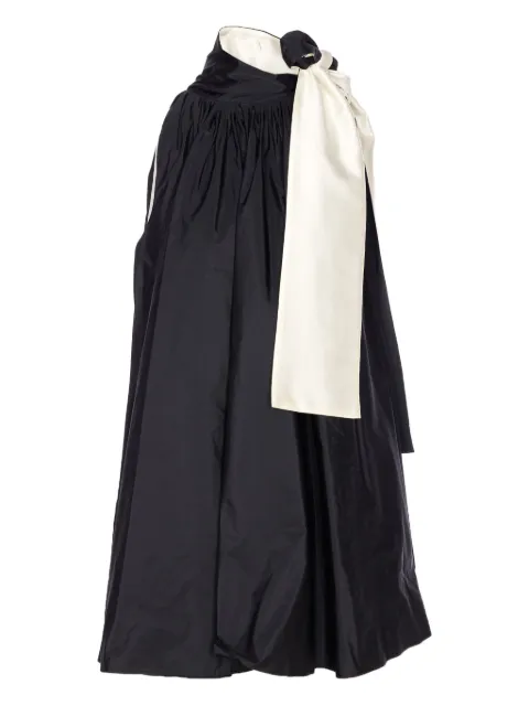 Max Mara bow-detail halterneck dress Black 2521226017600