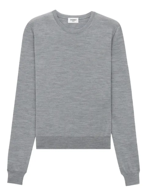 Saint Laurent crew-neck jumper Grey 834223Y76GM