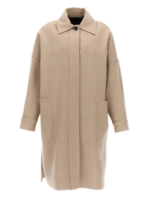 Max Mara cashmere chemise coat Neutrals BARUFFA026