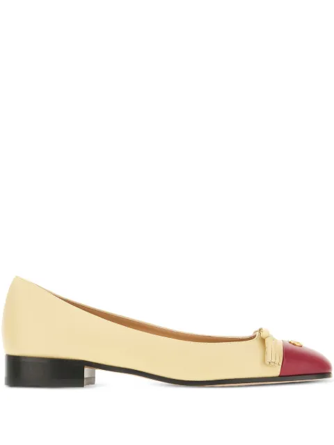 Valentino Garavani Valet Du Roi kidskin ballerinas 25mm Neutrals WS0MR8DDT