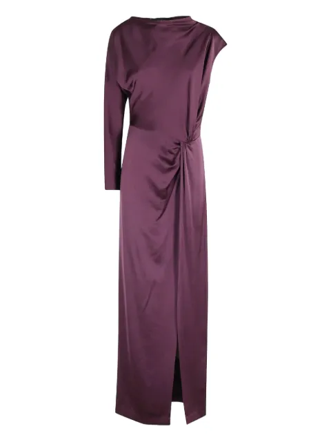 Federica Tosi asymmetrical draped dress Purple 3120531018